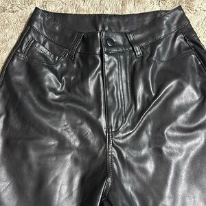 Pleather pants